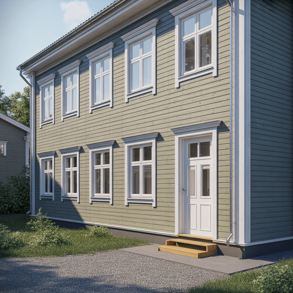 Installation och reparation av fasadpanel i Partille – Göteborg